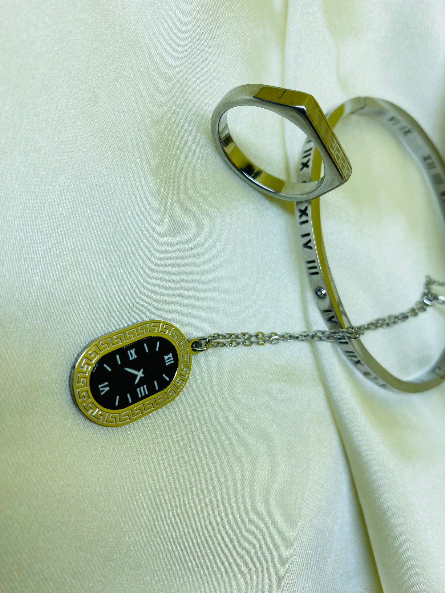 ROMAN NUMERAL JEWELRY SET