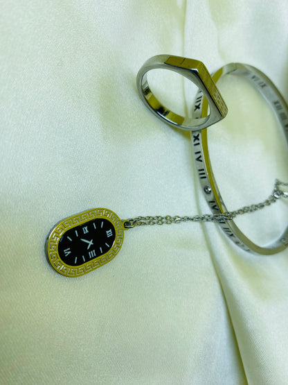 ROMAN NUMERAL JEWELRY SET