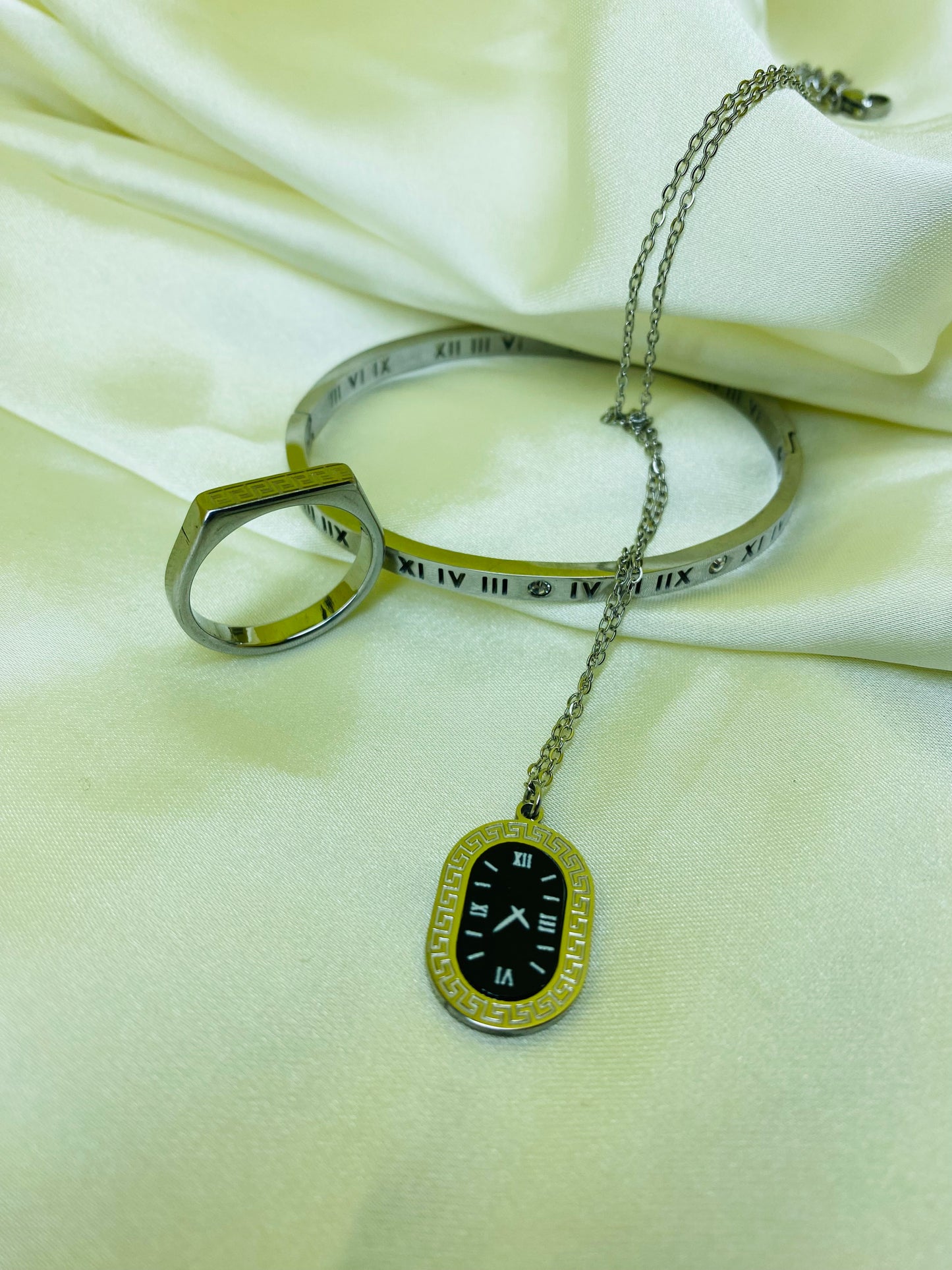 ROMAN NUMERAL JEWELRY SET